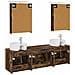 Set di mobili per il bagno 5 pcs Rovere Fumo - Foto miniatura 8