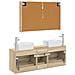 Set di mobili per il bagno 4 pcs Rovere Sonoma - Foto miniatura 8
