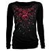 Spiral - Blood Rose - Baggy Top Black (Top Donna Tg. S)  - Foto miniatura 1