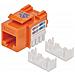 IWP-MD C6 / OR - Frutto Keystone RJ45 Cat. 6 UTP non schermato Arancio - Foto miniatura 1