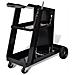 Carrello Di Saldatura Nero Con 3 Ripiani - Foto miniatura 1