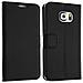 Custodia Portafoglio Stand Case Per Samsung Galaxy S6 Edge - Nera - Foto miniatura 9