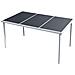 Tavolo Da Pranzo Per Esterni 150x90x74 Cm Nero - Foto miniatura 1