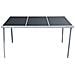 Tavolo Da Pranzo Per Esterni 150x90x74 Cm Nero - Foto miniatura 2