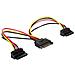 Cavo Sdoppiatore Di Alimentazione Sata Cablexpert 0,15 M Cc-satam2f-02 - Foto miniatura 1