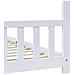 Giroletto Per Bambini Bianco In Massello Di Pino 70x140 Cm - Foto miniatura 6