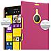Custodia Compatibile Con Nokia Lumia 1520 In Frosty Rosa - Hard Case Coperchio Protettivo In Frosted Look Contro I Graffi E Gli Urti - Foto miniatura 4