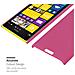 Custodia Compatibile Con Nokia Lumia 1520 In Frosty Rosa - Hard Case Coperchio Protettivo In Frosted Look Contro I Graffi E Gli Urti - Foto miniatura 5