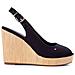 Scarpa Donna Iconic Elena Sling Back Sandal Black Fw0fw04789bds. 40 - Foto miniatura 8