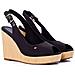 Scarpa Donna Iconic Elena Sling Back Sandal Black Fw0fw04789bds. 40 - Foto miniatura 9