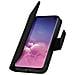 Custodia Samsung Galaxy S10 Porta Carte In Pelle Funzione Stand Premium Nero - Foto miniatura 2