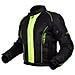 Giacca Mesh Traforato Traspirante Tessuto Tecnico Moto Touring Sport Fluo Xs - Foto miniatura 2