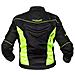Giacca Mesh Traforato Traspirante Tessuto Tecnico Moto Touring Sport Fluo Xs - Foto miniatura 4