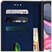 Custodia Apple Iphone 11 Portadocumenti Funzione Supporto Blu - Foto miniatura 2