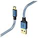 00178289 1.5m USB A Micro-USB B Blu cavo USB - Foto miniatura 1