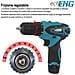 Trapano avvitatore a batteria 12V valigetta 24 accessori 2 batterie e caricatore - Foto miniatura 3