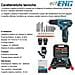 Trapano avvitatore a batteria 12V valigetta 24 accessori 2 batterie e caricatore - Foto miniatura 5
