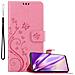 Custodia Compatibile Con Oneplus 9rt 5g In Rosa Fiore - Coperchio Protettivo In Design Floreale Con Chiusura Magnetica, Funzione Stand E Slot Per Carte - Foto miniatura 1