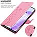 Custodia Compatibile Con Oneplus 9rt 5g In Rosa Fiore - Coperchio Protettivo In Design Floreale Con Chiusura Magnetica, Funzione Stand E Slot Per Carte - Foto miniatura 5