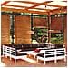 Set Divani Da Giardino 12 Pz Con Cuscini Bianchi Legno Di Pino - Foto miniatura 1