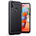Custodia B-case Tpu Silicone Cover Case Per Samsung Galaxy M21 M215 Carbon Metal Black - Foto miniatura 1