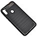 Custodia B-case Tpu Silicone Cover Case Per Samsung Galaxy M21 M215 Carbon Metal Black - Foto miniatura 2