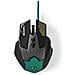 Mouse Gaming Cablato 7 Tasti Led Ottico 2400 Dpi Nero 1.5m - Foto miniatura 2