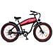 Outlaw - Nero E Rosso - 250w / 10ah - Vintage Chopper E-bike - Bicicletta Elettrica Cruiser Custom Fat Bike - Foto miniatura 1