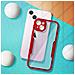 Cover Iphone 14 Plus Retro Plexiglass Fronte Polimero Bordo Rosso - Foto miniatura 3