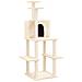 Albero Per Gatti Con Tiragraffi In Sisal Crema 144,5 Cm - Foto miniatura 1