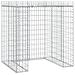 Parete Gabbioni Bidone Spazzatura 110x91x120 Cm Ferro Zincato - Foto miniatura 1