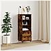 Credenza Rovere Fumo 40x36x110 Cm In Legno Multistrato - Foto miniatura 1