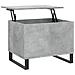 Tavolino Salotto Grigio Cemento 60x44,5x45 Cm Legno Multistrato - Foto miniatura 2