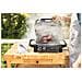 Friggitrice senza Olio Woodfire Grill da Esterno 2400 W max 2400 Watt Colore Nero - Foto miniatura 10