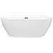 Vasca Da Bagno Freestanding Carrera 160 X 75 Cm Bianco - Foto miniatura 8
