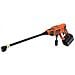 Idropulitrice Idropistola Portatile 18 W 18v Con Batteria 2ah 24 Bar Colore Arancione - Foto miniatura 1