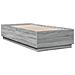 Giroletto Luci Led Grigio Sonoma 100x200cm In Legno Multistrato - Foto miniatura 3
