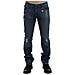Jeans Slim Fit Con Vernice Lavata Blu - W34 - Foto miniatura 1