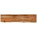 Mensola Muro 120x20x3,8cm Rettangolare Legno Acacia Bordi Vivi - Foto miniatura 2