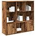 Libreria Legno Antico 98x29x97,5 Cm In Legno Multistrato - Foto miniatura 1