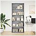 Libreria Grigio Sonoma 80x30x189 Cm In Legno Multistrato - Foto miniatura 2
