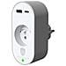 Presa Di Protezione Da Sovratensione Tipo E 540j Con 2 Porte Usb-a /usb-c Pd, Bianco - Foto miniatura 3