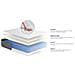Materasso Actimemo Dream 90x190cm - Spessore : 22cm - Memory Foam - Moderatamente Rigido - Foto miniatura 2