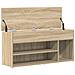 Scarpiera Rovere Sonoma 102x30,5x45 cm in Legno Multistrato - Foto miniatura 7