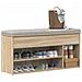 Scarpiera Rovere Sonoma 102x30,5x45 cm in Legno Multistrato - Foto miniatura 2