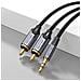 BCNBI cavo audio 3 m 3.5mm 2 x RCA Grigio - Foto miniatura 2