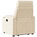 Poltrona Alzapersona Reclinabile Beige in Tessuto Microfibra - Foto miniatura 5
