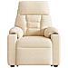 Poltrona Alzapersona Reclinabile Beige in Tessuto Microfibra - Foto miniatura 6