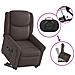 Poltrona Alzapersona Massaggiante Elettrica Marrone Similpelle - Foto miniatura 8