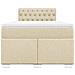 Giroletto a Molle con Materasso Crema 120x190 cm in Tessuto - Foto miniatura 6